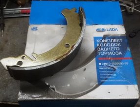 Гальмівні колодки на ВАЗ 2107