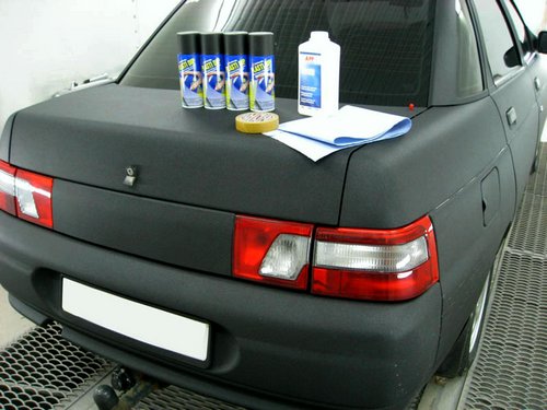 Підготовка авто до фарбування гумової фарбою