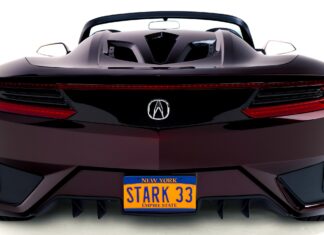 Acura виставить на аукціон унікальний родстер NSX Тоні Старка