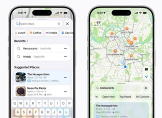 Apple Maps para integrar anuncios y resultados patrocinados